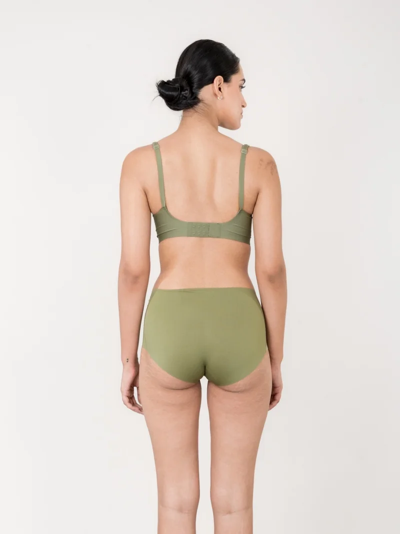 Shapercult Store Skyn Plunge Bra in Green for Women